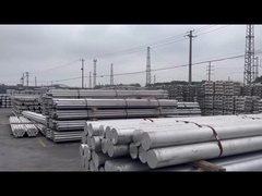 추운 끌어내진 6061 6063개 T5 T6 T651 알루미늄 로드 바 밀 에지 슬릿 에지